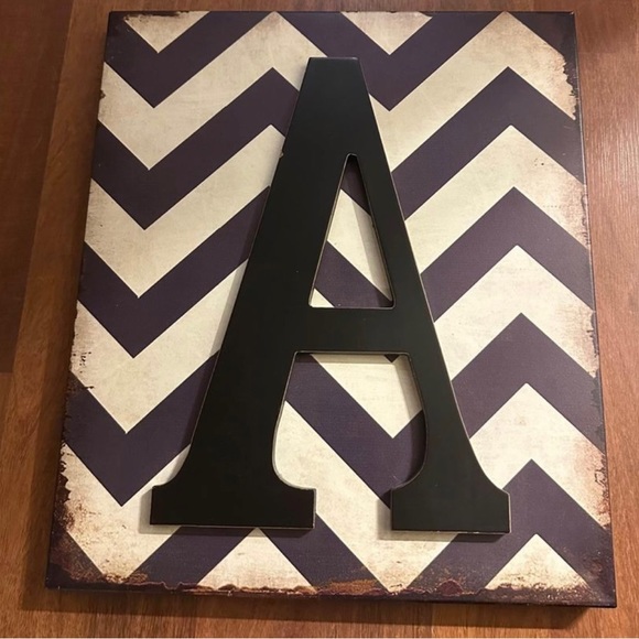 3-piece Metal ABC wall hangings - Picture 2 of 4